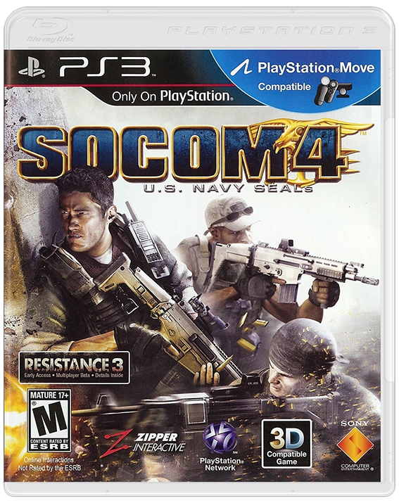 SOCOM Special Forces box art for Playstation 3